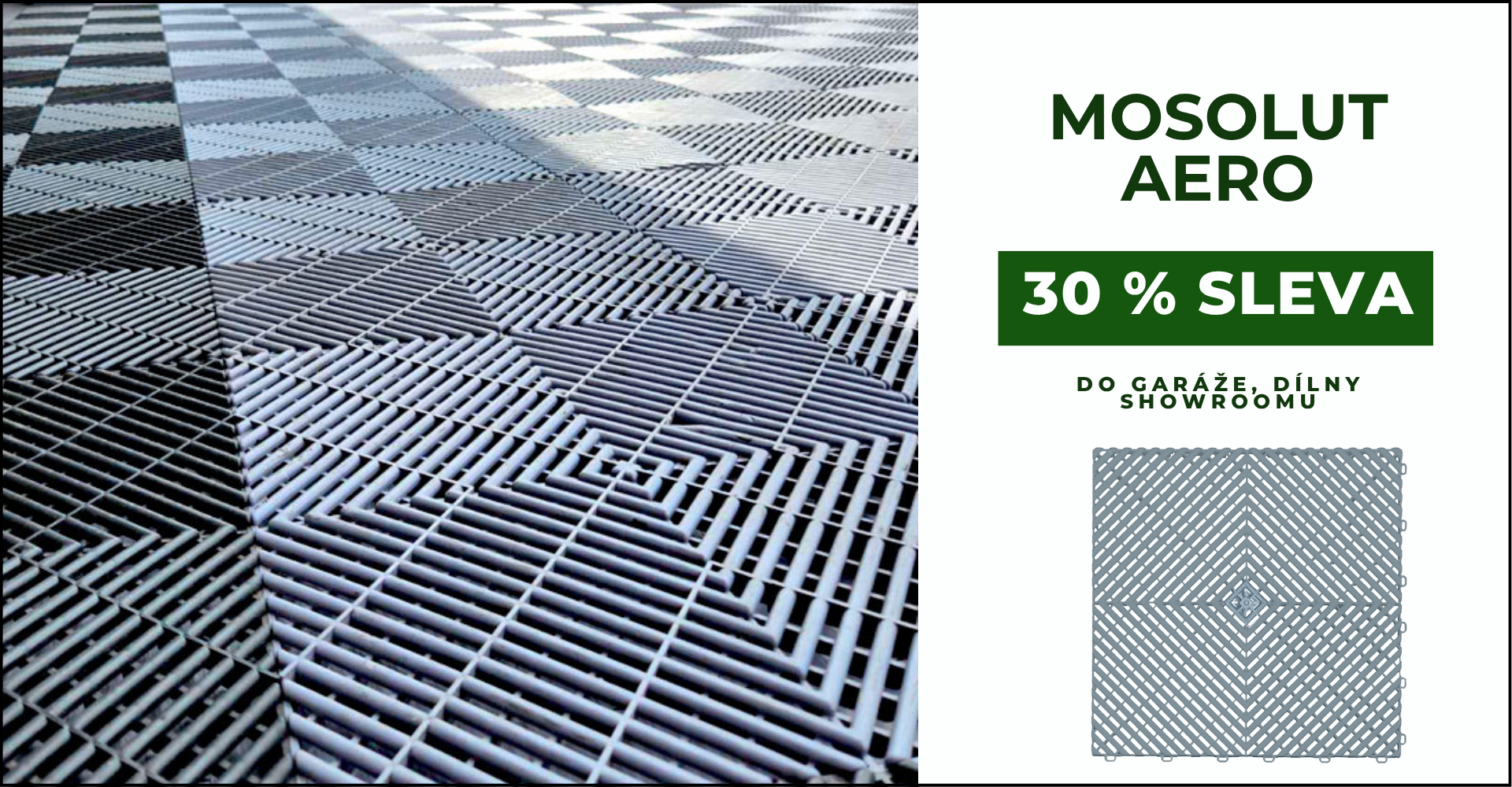 Mosolut Aero - plastová dlažba