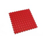 PVC dlažba Mosolut Machine Industrial, 7mm, Diamant, Červená