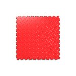 PVC dlažba Mosolut Machine Industrial, 7mm, Diamant, Červená