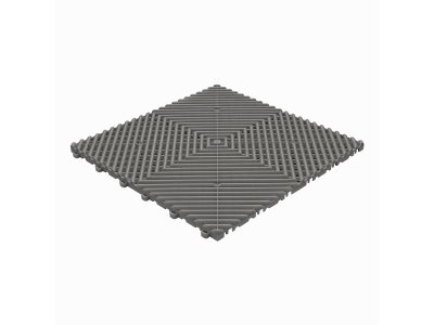 Plastová zátěžová dlažba Mosolut Performance Floor_tmavě šedá_detail