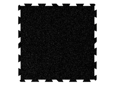 Puzzle fitness podlahová deska Mosolut RUBBER s EPDM v šedé barvě