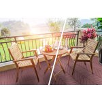 Plastová dlažba Mosolut Hestra Woodlook Mahagon vs DECK 45 mahagon