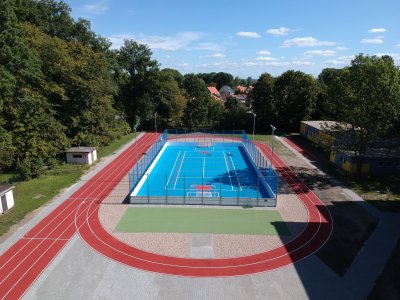 Inline dráha a hřiště s dlaždicemi Mosolut Sport