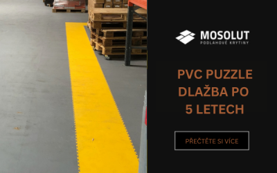 PVC puzzle dlažba - jak vypadá po 5 letech?