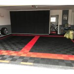 Plastová dlažba Performance Floor Race Flat - Červená