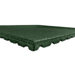 Mosolut RUBBER Antishock 100x100, outdoor, zelená - dlažba na workout