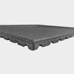 Mosolut RUBBER Antishock 100x100, outdoor, šedá - podlaha na workout