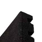 Mosolut RUBBER Antishock 100x100, outdoor, černá - podlaha na workouts