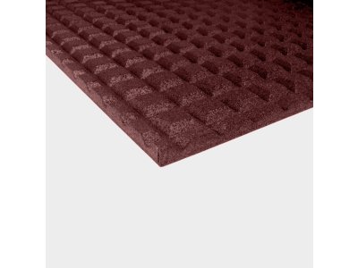 Mosolut RUBBER Antishock 100x100, indoor, červená - podlaha do fitness