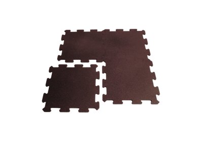 pryžová PUZZLE Fitness deska non-visible červená