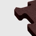 pryžová PUZZLE Fitness deska non-visible červená - detail