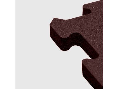 pryžová PUZZLE Fitness deska non-visible červená - detail