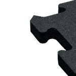 pryžová deska Mosoltu Fitness puzzle non-visible - šedá