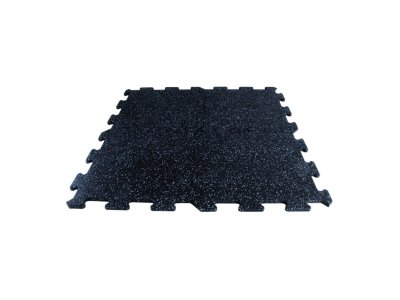 pryžová deska Fitness puzzle non-visible s modrým EPDM