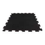 Mosolut Fitness Puzzle Standard 102,5 x 102,5 cm, černá s 10% červeným vsypem EPDM - různé tloušťky - 15 mm