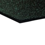 Mosolut Fitness Dvouvrstvá deska 100 x 100 cm, černá s 10% zeleným EPDM - různé tloušťky - 10 mm
