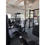 dvouvrstvá pryžová deska Mosolut Fitness s šedým EPDM