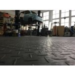 PVC dlažba Mosolut Machine Industrial+, diamant, černá
